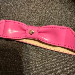 Pink patent leather, Kate Spade belt